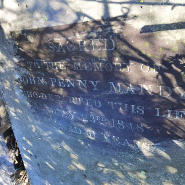 MANDY John Penny -1848