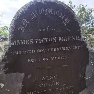 MARSH James Picton -1874 &amp; Grace -1894