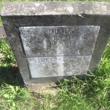 MOSES Edward 1875-195? &amp; Elizabeth 1878-1968