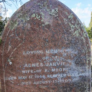 MOORE Agnes Jarvie 1848-1909