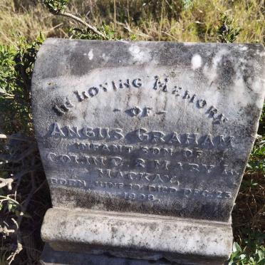 MACKAY Angus Graham 1898-1898