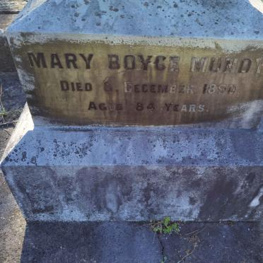 MUNDY Mary Boyce -1890