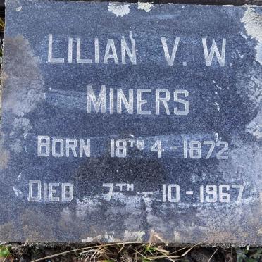 MINERS Lilian V.W. 1872-1967
