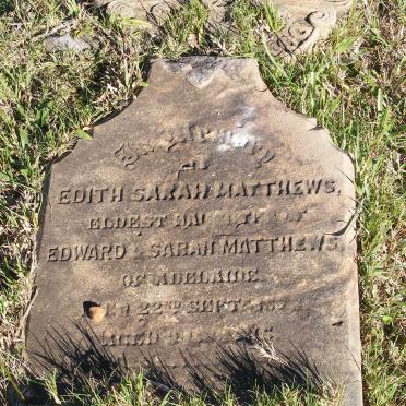 MATTHEWS Edith Sarah