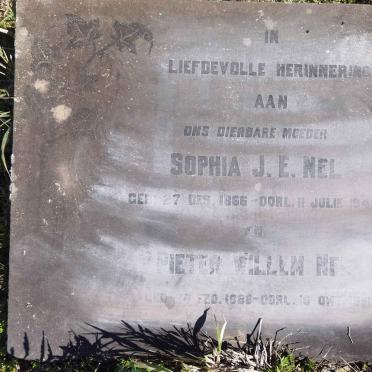 NEL Sophia J.E. 1866-1948 :: NEL Pieter Willem 1888-1951