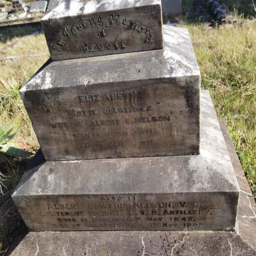 NELSON Albert Edward 1842-1902 &amp; Elizabeth 1841-1895