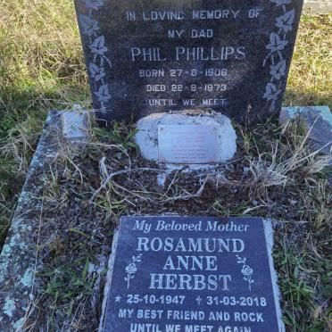 PHILLIPS Phil 1906-1973 :: HERBST Rosamund Anne 1947-2018