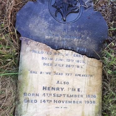PIKE Henry 1876-1938 &amp; Lucy Turner 1873-1911