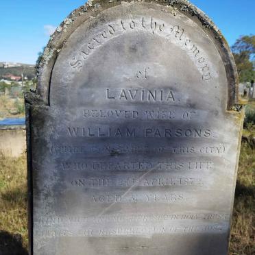 PARSONS Lavinia -1872