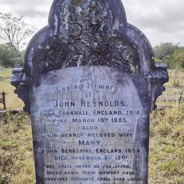 REYNOLDS John 1818-1885 &amp; Mary 1838-1901
