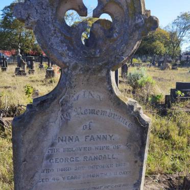 RANDALL Nina Fanny -1877