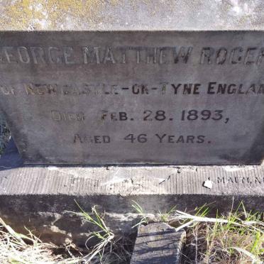 ROGERS George Matthew -1893