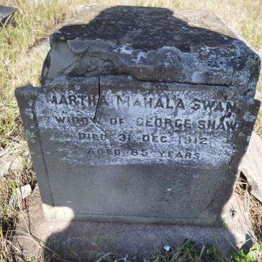 SHAW Martha Mahala nee SWAN -1912
