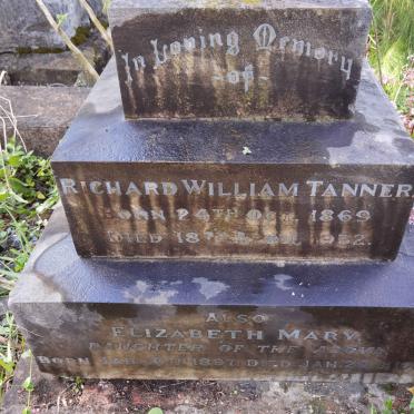 TANNER Richard William 1869-1932 :: TANNER Elizabeth Mary 1897-1922