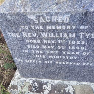 TYSON William 1823-1898