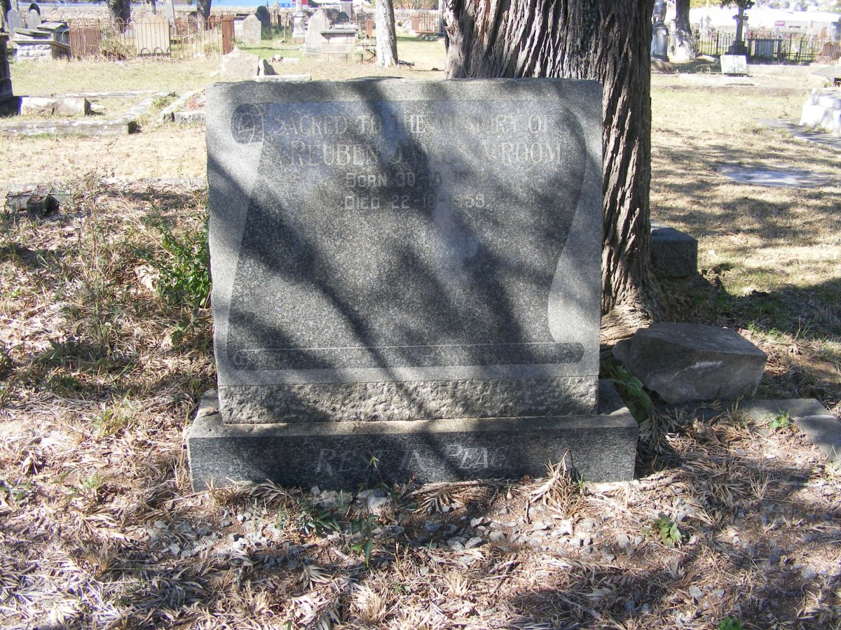 VROOM Reuben James 1892-1959