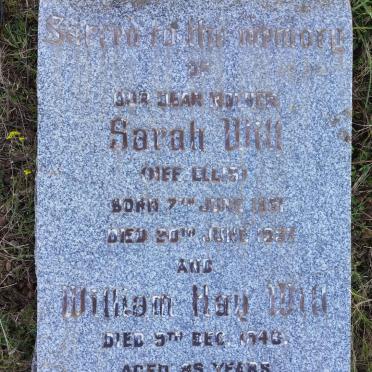 WILL William Hay -1946 &amp; Sarah ELLIS 1861-1937