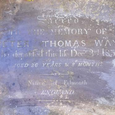 WAY Peter Thomas -1859