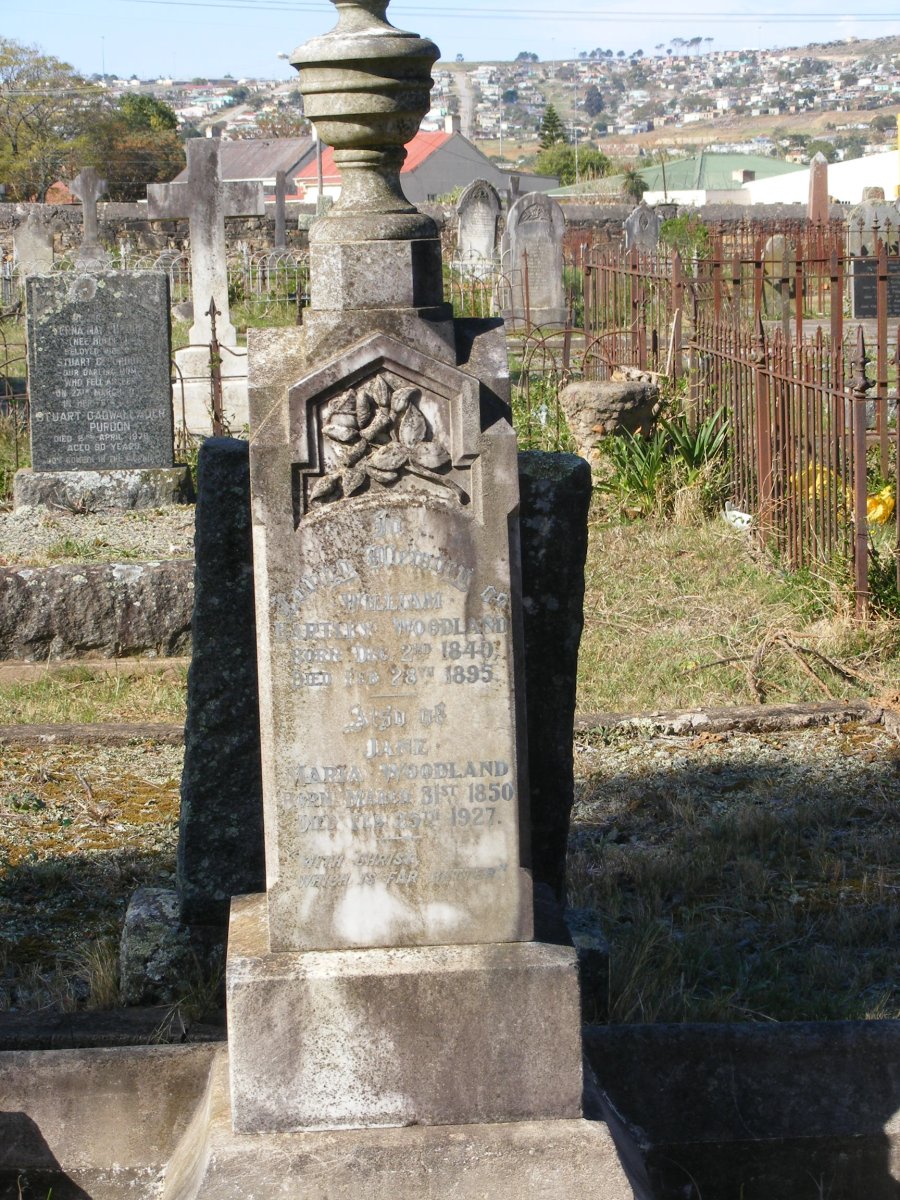 WOODLAND William Hartley 1840-1895 &amp; Jane Maria 1850-1927