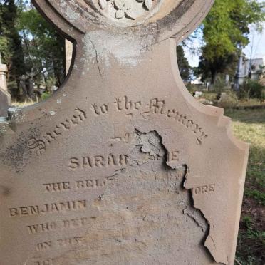 WILLMORE Sarah Jane -1872