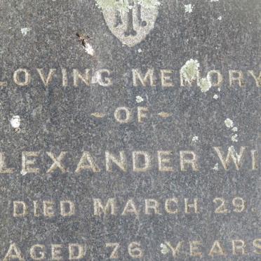 WILL Alexander -1915