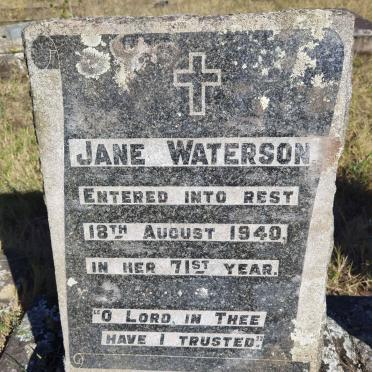 WATERSON Jane -1940