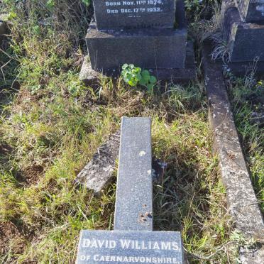 WILLIAMS David 1874-1932