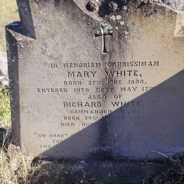 WHITE Richard 1794-1888 &amp; Mary 1800-1888