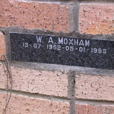 MOXHAM W.A. 1952-1993