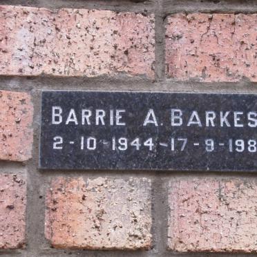 BARKES Barrie A. 1944-1984