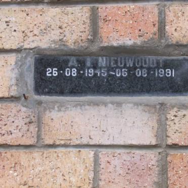 NIEUWOUDT A.I. 1945-1991