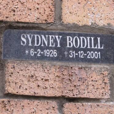 BODILL Sydney 1926-2001