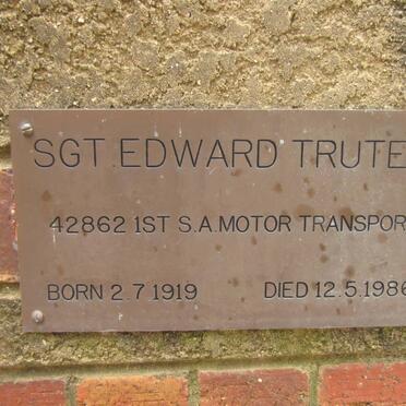 TRUTER Edward 1919-1986