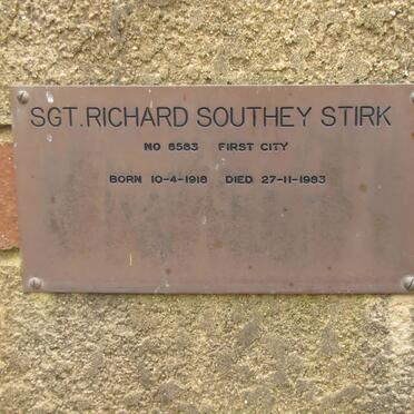STIRK Richard Southey 1918-1983