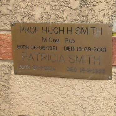 SMITH Hugh H. 1921-2001 &amp; Patricia 1924-1995