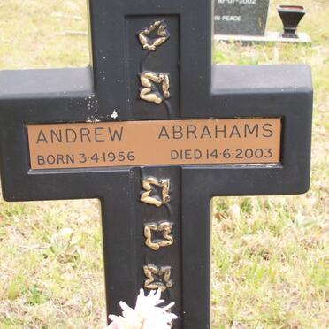 ABRAHAMS Andrew 1956-2003