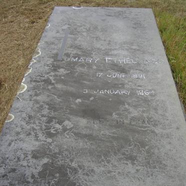 AGG Mary Ethel 1891-1964