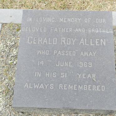 ALLEN Gerald Roy -1969 