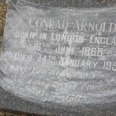 ARNOLD Conrad 1868-1956