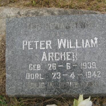 ARCHER Peter William 1939-1942