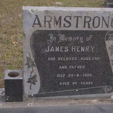 ARMSTRONG James Henry -1986