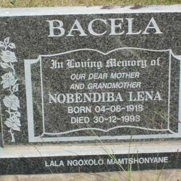 BACELA Nobendiba Lena 1918-1998