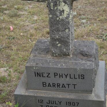 BARRATT Inez Phyllis 1907-1996