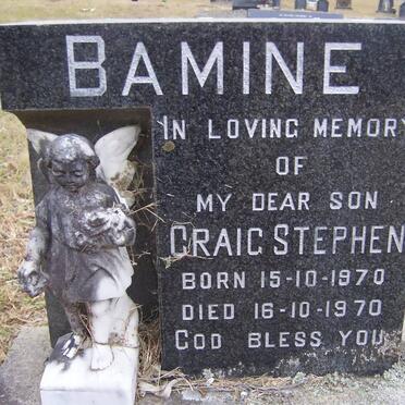 BAMINE Craig Stephen 1970-1970