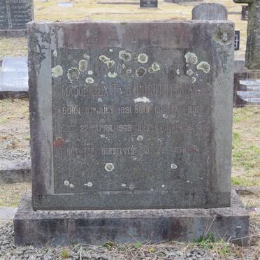 BAYES Lex T., v.d. 1891-1968 &amp; Dorothy May 1890-1965