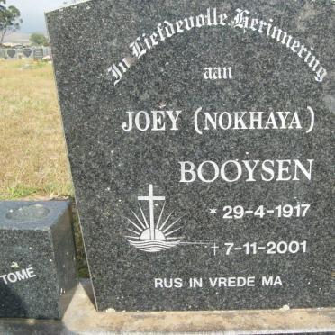 BOOYSEN Joey 1917-2001