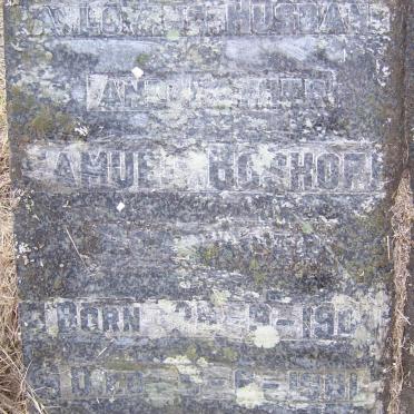 BOSHOFF Samuel 190?-1961