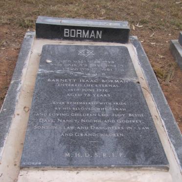 BORMAN Barnett Isaac -1976