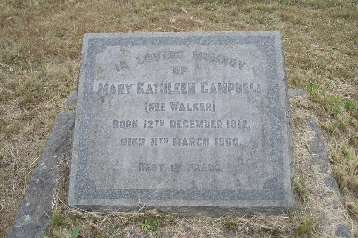 CAMPBELL Mary Kathleen nee WALKER 1912-1960
