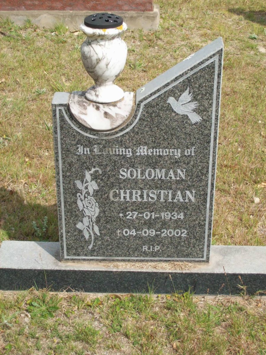 CHRISTIAN Soloman 1934-2002